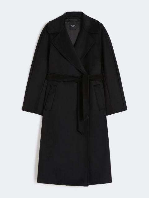 WEEKEND Max Mara RESINA Double-breasted wool coat - BLACK