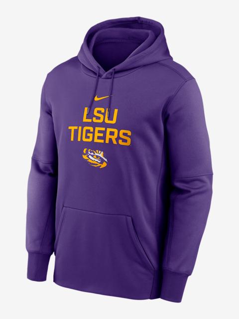 Nike LSU Team Stacked Men’s Nike Therma College Pullover Hoodie