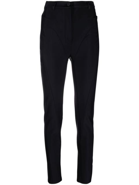 MUGLER high-waisted skinny trousers