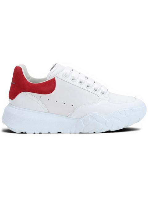 Alexander McQueen Alexander McQueen Oversized Court Trainer White Red (Women's)