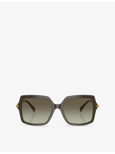 MICHAEL KORS MK2247U Square-Frame Acetate Sunglasses