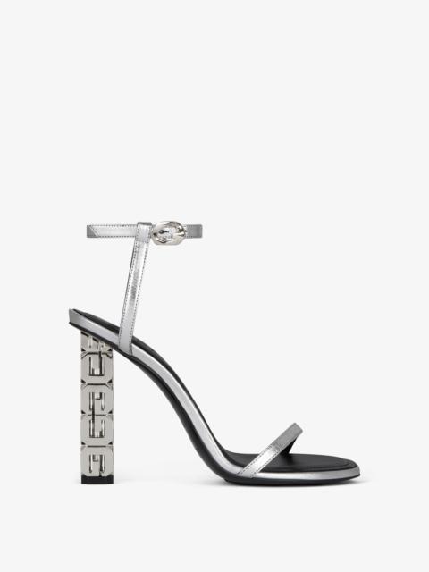 Givenchy G CUBE SANDAL IN LEATHER