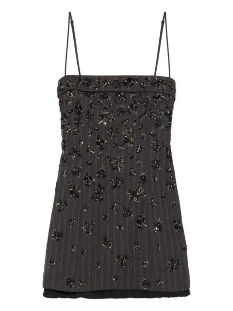 SIMKHAI Anden embellished mini dress
