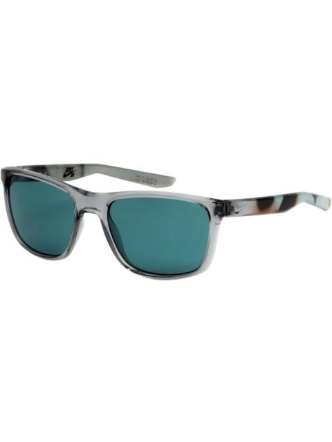 Nike Nike Unrest Rectangular Sunglasses Wolf Grey Teal (UNREST-EV0922-SE-074-57)