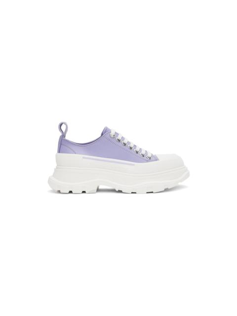 Alexander McQueen Purple Tread Slick Sneakers