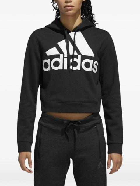 adidas logo-print hoodie