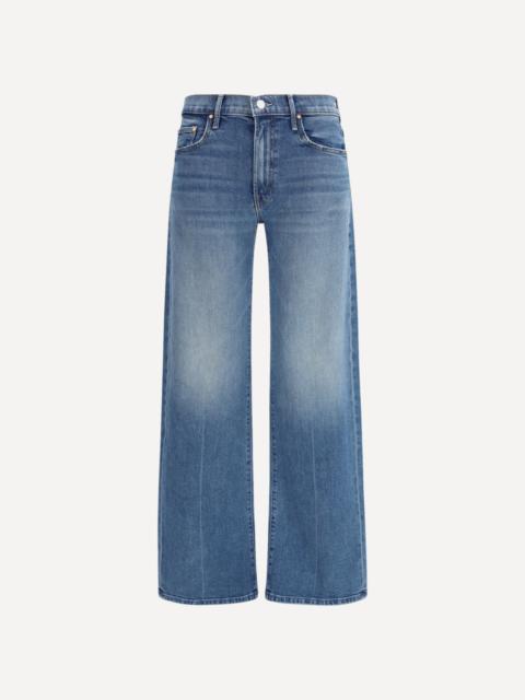 MOTHER Mid Rise Lasso Sneak Jeans