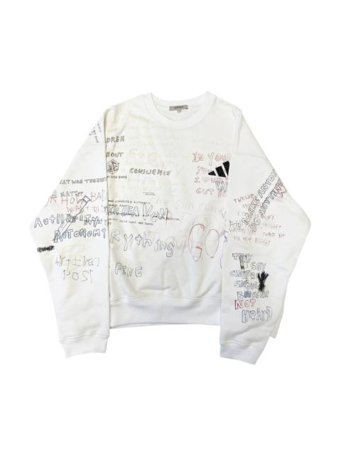 Yeezy Season 5 Handwriting Sweatshirt 'Arctic'