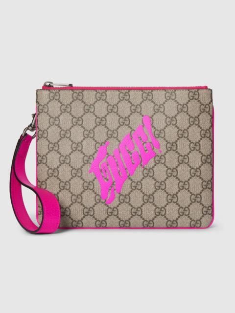 GUCCI Small pouch with print