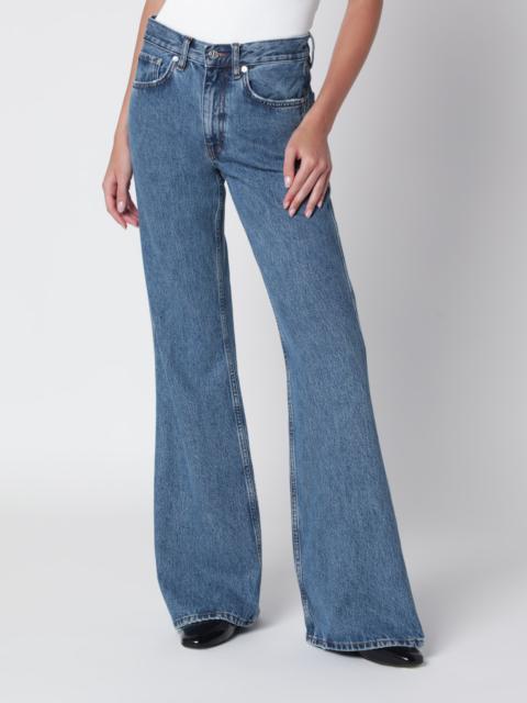 ANINE BING Wyatt flared jeans in Freshwater Blue wash