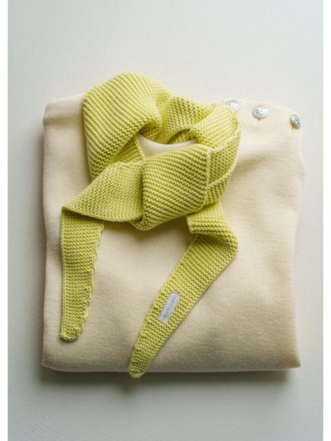 SAINT JAMES KNIT BANDANA - Scarf in Wool & Cotton
