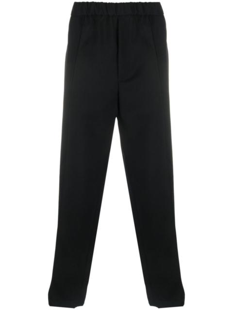Jil Sander elasticated-waistband wool trousers