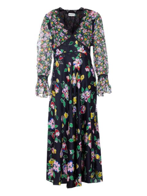RIXO Arlena floral midi dress