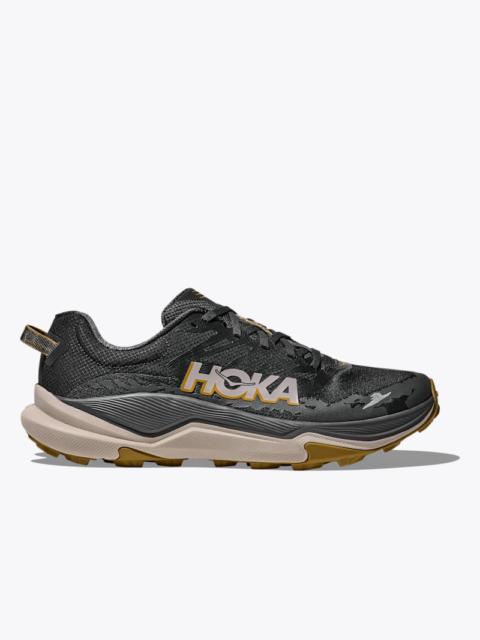 HOKA Men's Torrent 4 Shoes in Black/Asphalt Grey
