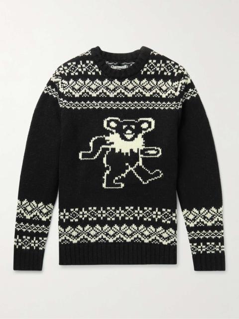 + Grateful Dead Intarsia Wool-Blend Sweater