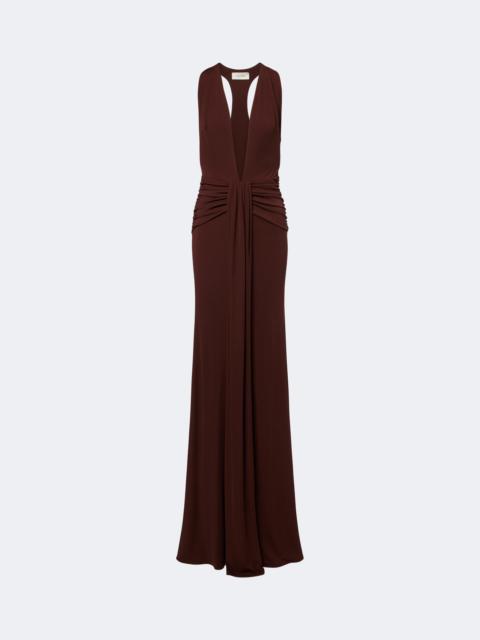 THE NEW ARRIVALS ILKYAZ OZEL Siwa gathered ruched gown