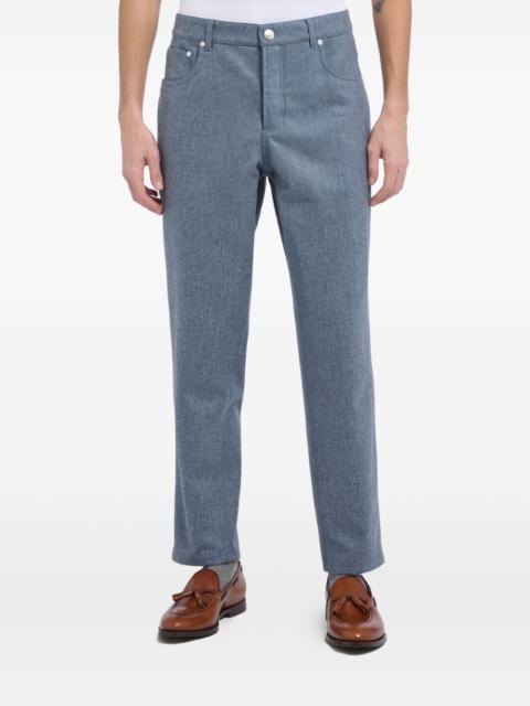 Brunello Cucinelli button-fastening trousers