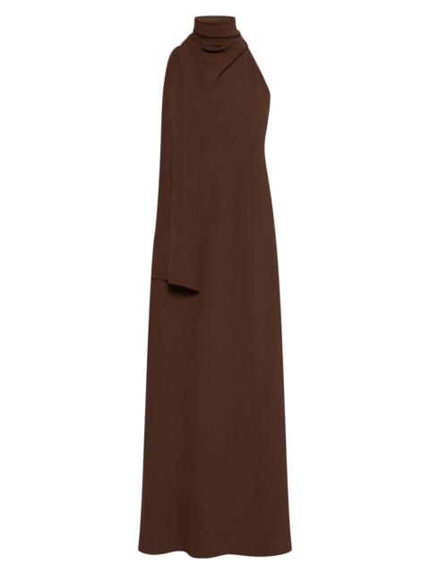 MARELLA Women's Envers Satin Calf Length Dress - Brown