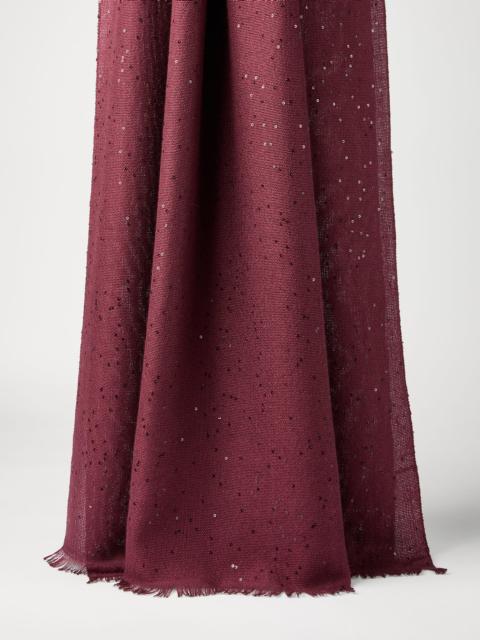 Brunello Cucinelli Cashmere and silk Diamond yarn scarf