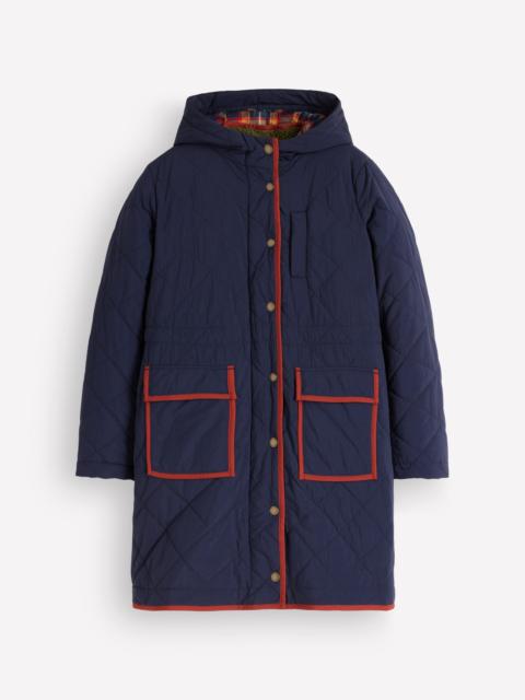 BODEN Quilted 4-in-1 Parka-Navy