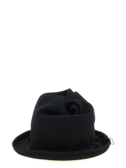 Yohji Yamamoto Sculptural Crown Hat