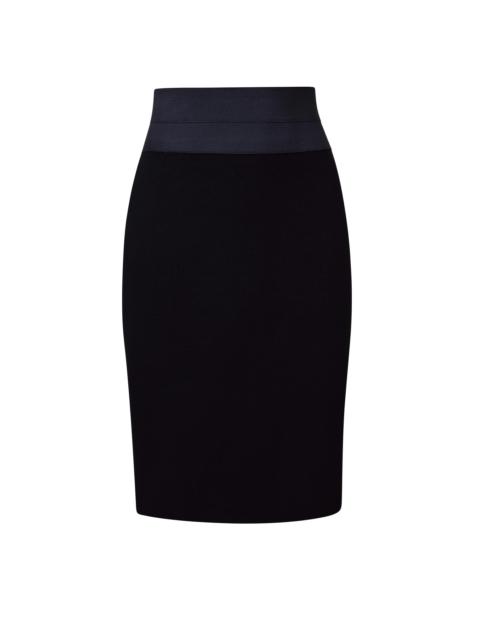 AKRIS Women's Essentials High-Waist Pencil Skirt - Black