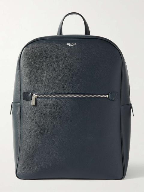 Cross-Grain Leather Backpack