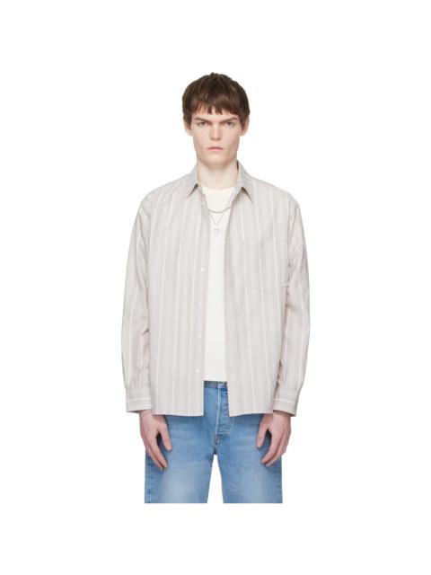 JEANERICA Taupe Byron Shirt