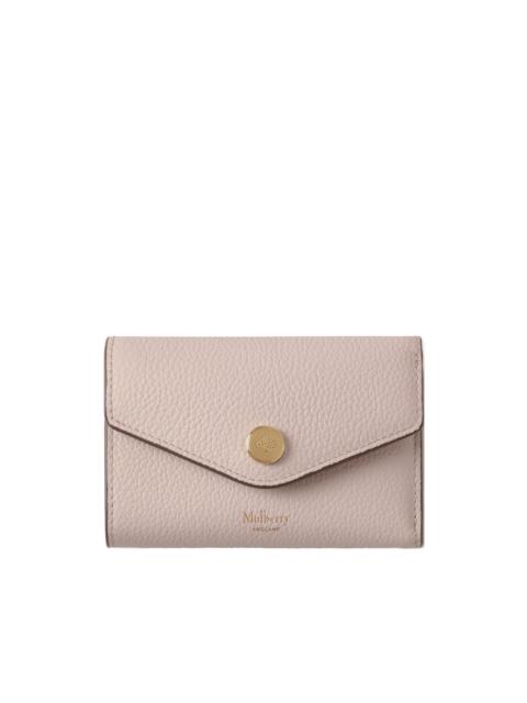Mulberry folded grained-leather wallet