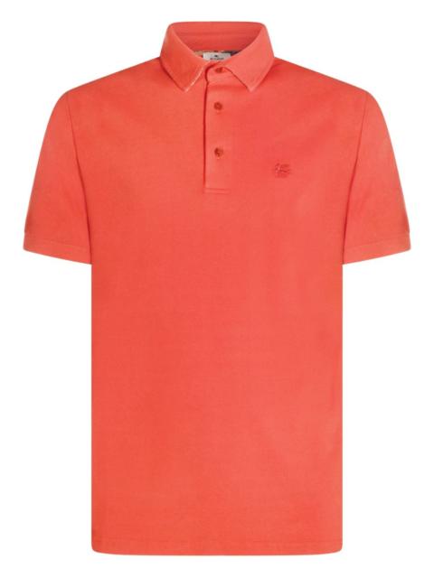 Etro logo-embroidered polo shirt