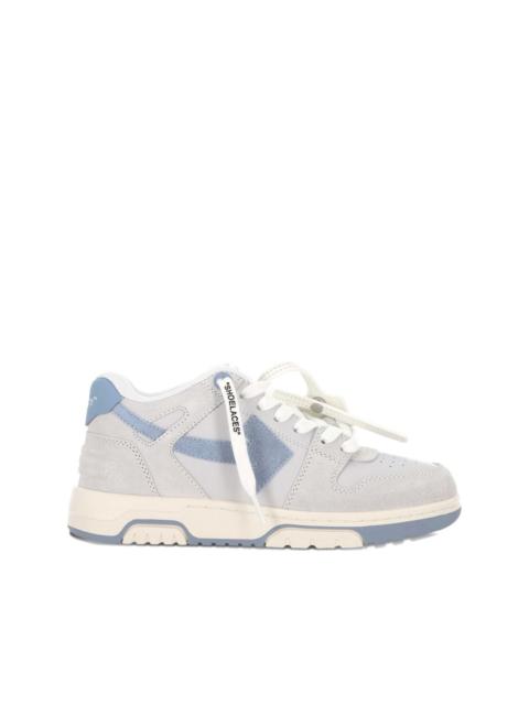 Off-White arrow-brand suede sneakers