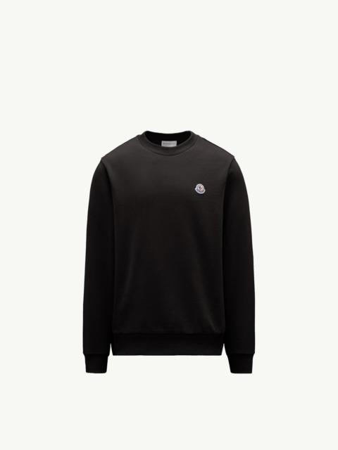 Moncler Logo Patch Cotton Sweatshirt