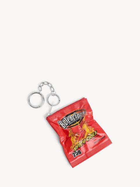 BALENCIAGA Charm/keychain Chips in Red