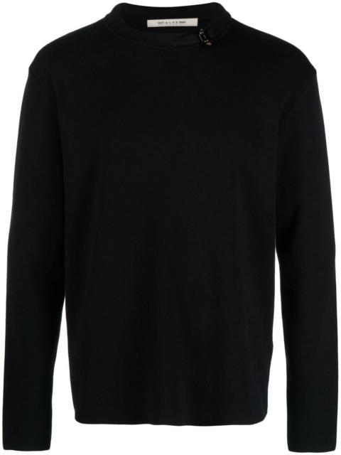1017 ALYX 9SM fine-knit buckle jumper