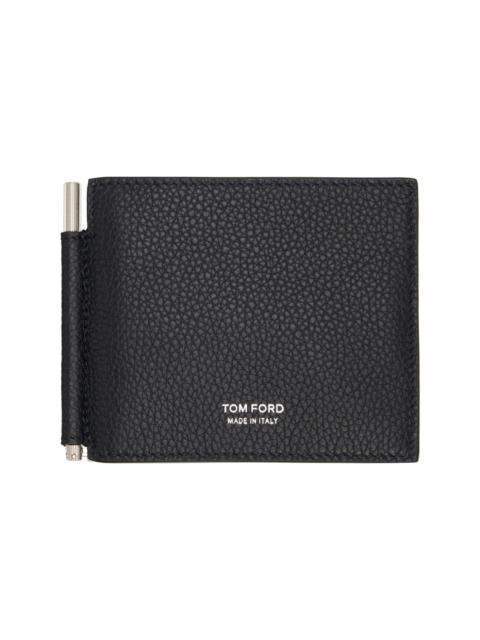 TOM FORD Black T Line Money Clip Wallet