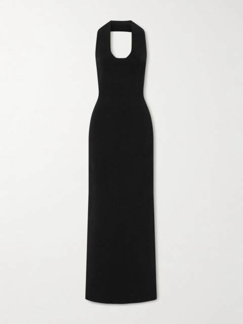 KHAITE Mahi Knitted Halterneck Maxi Dress