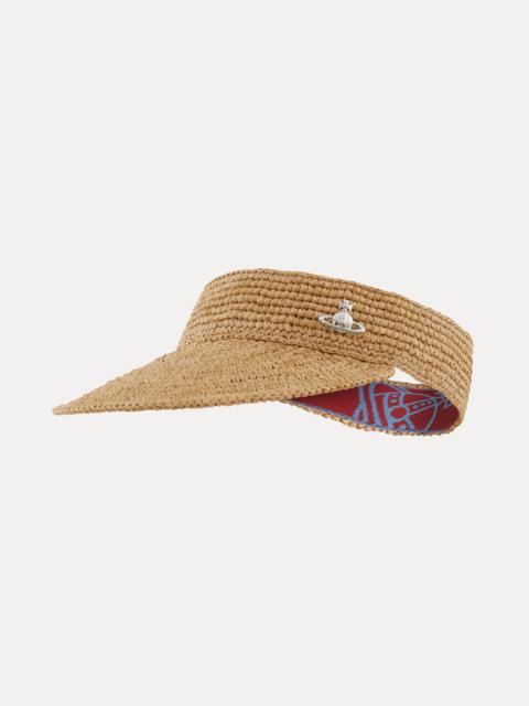 Vivienne Westwood RAFFIA VISOR