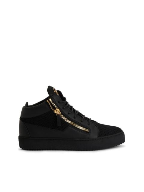 Frankie panelled hi-top sneakers