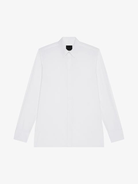 SHIRT IN 4G EMBROIDERED POPLIN
