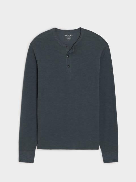 TODD SNYDER Lightweight Mini Waffle Henley