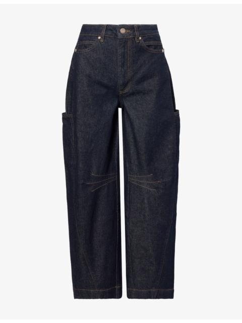 DAMSON MADDER. Felix Wide-Leg Denim Jeans