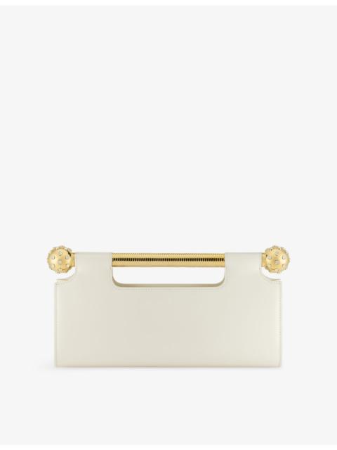 BVLGARI Tubogas Spheres Leather Clutch
