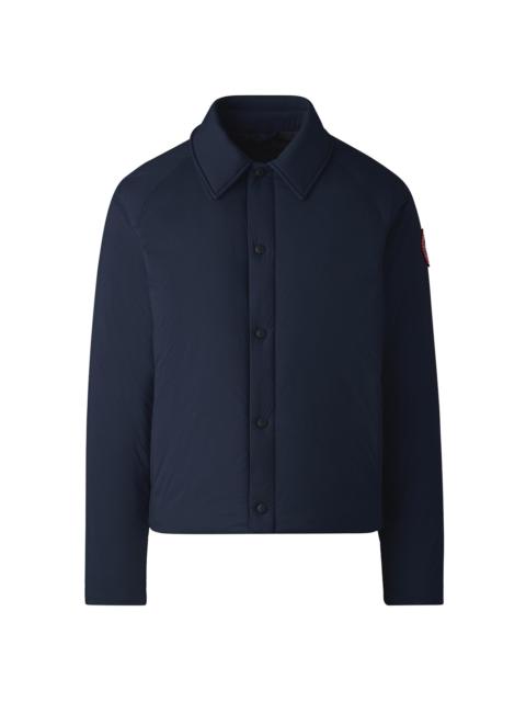 Canada Goose Men's Lodge Coach Nylon & Down Jacket - Atlantic Navy
