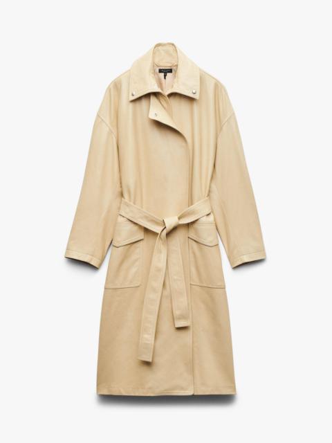 rag & bone Rue Lamb Leather Trench Coat