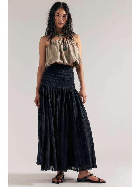FREE PEOPLE Raven Solid Convertible Maxi Skirt