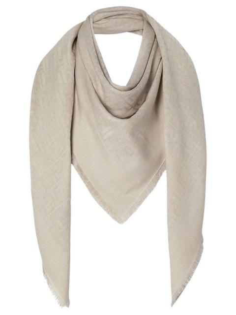 FENDI SHAWL IN WOOL, SILK AND CASHMERE