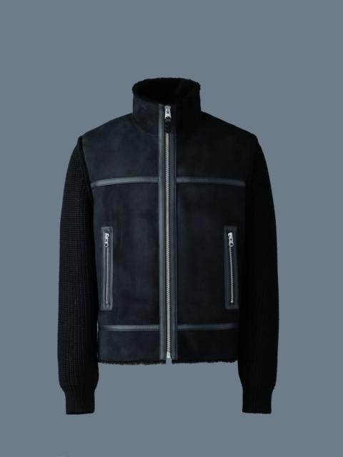 MACKAGE JONATHAN Mixed-media shearling jacket