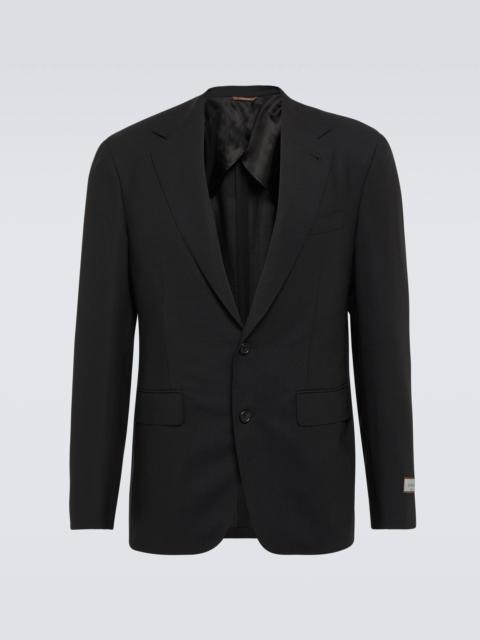 Ultralight wool blazer