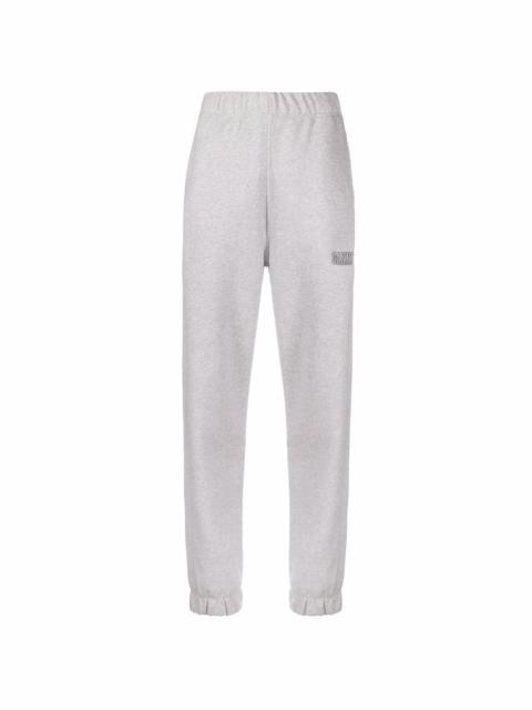 GANNI logo-embroidered tapered track pants