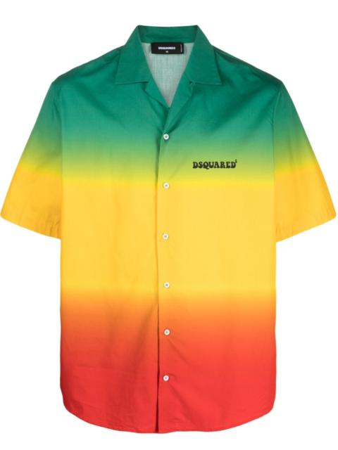 Dsquared2 ombré-effect short-sleeve shirt